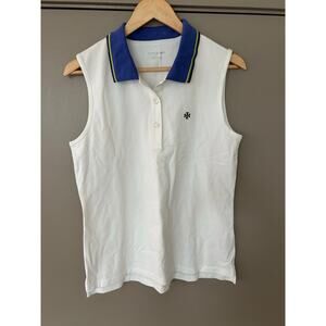 Tory Sport Sleeveless Performance Piqué Polo golf luxury tennis core breathable